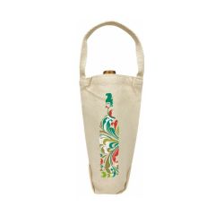 Single Canvas Wine Tote